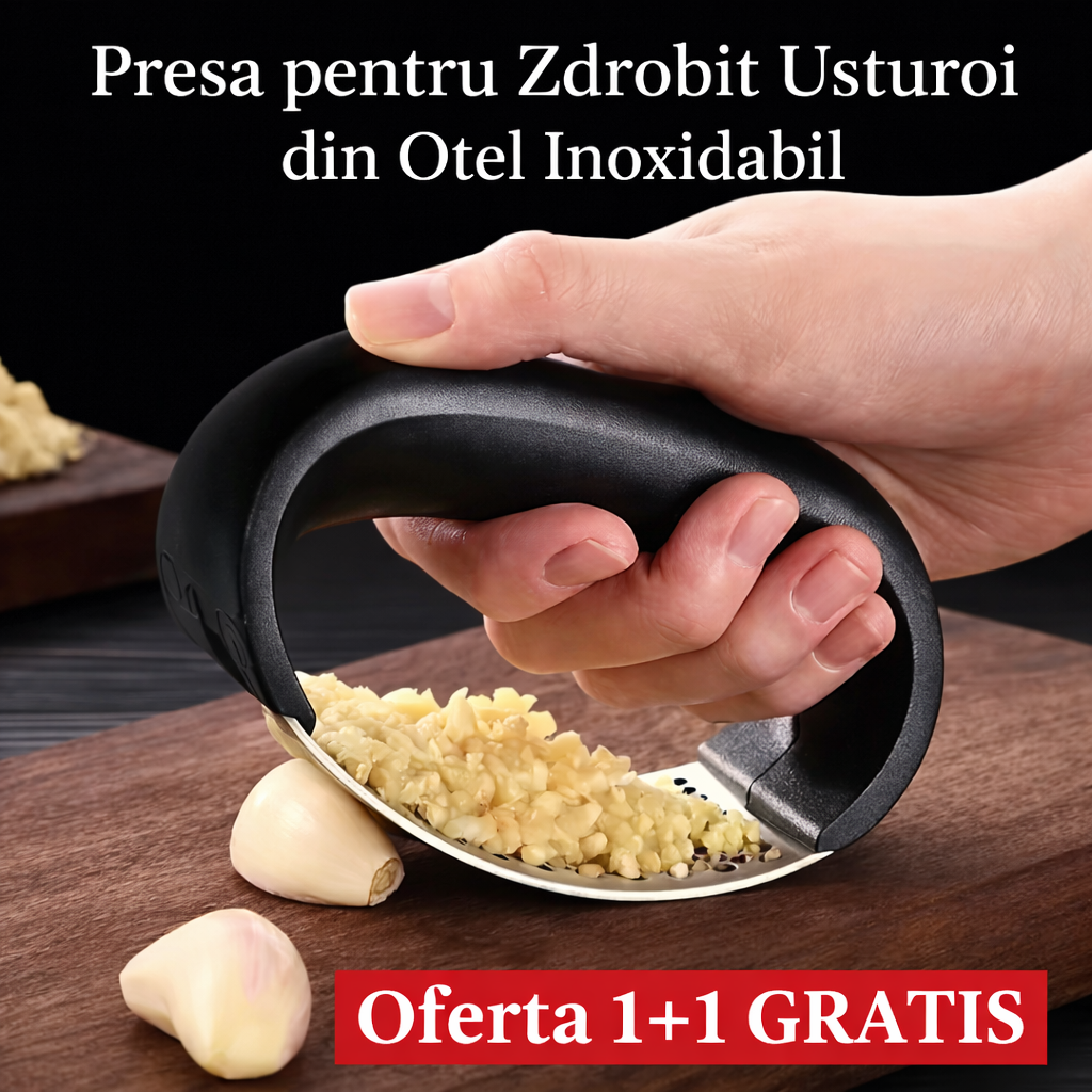 Presa Usturoi din Otel Inoxidabil