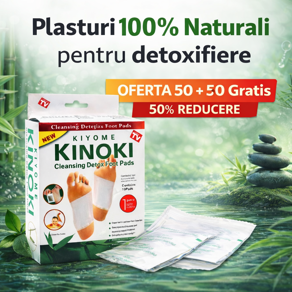 Plasturi 100% Naturali pentru detoxifiere